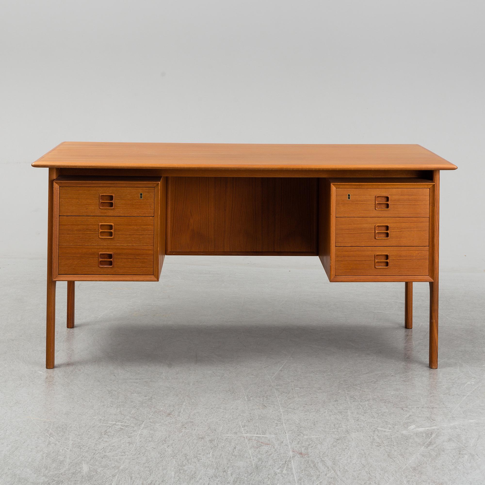 A 1960's Danish teak desk.
