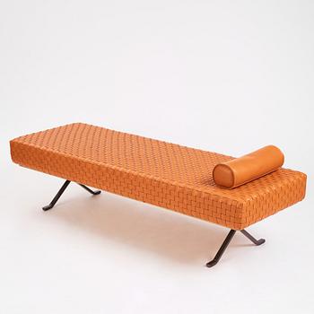 Enzo Mari, a "Sigmund" daybed, Arte & Cuoio, Italy.