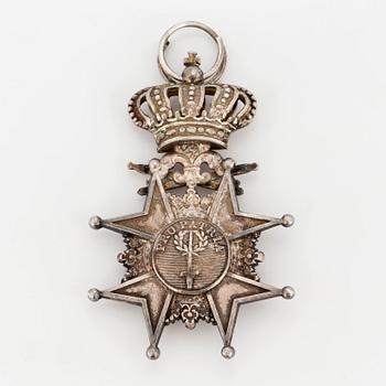 ORDENSTECKEN, Svärdsorden "Pro Patria", silver.