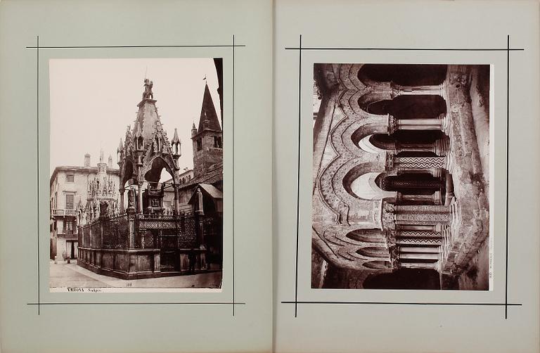 FOTOGRAFIER, 19 st, Italien 1800-talets slut.