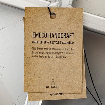 PHILIPPE STARCK, a pair of 21st century "Emeco Stool" in brushed aluminium.