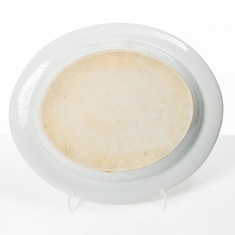 Fat, porslin Kina, Kanton, Qingdynastin, 1800-tal.