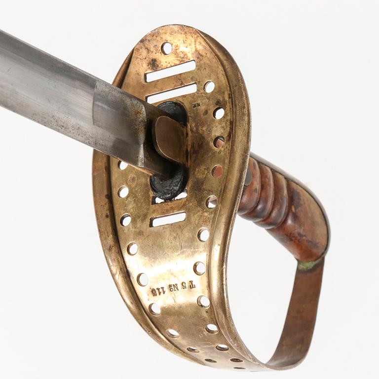 SABEL, för underofficer vid kavalleriet, 1800-talets slut.