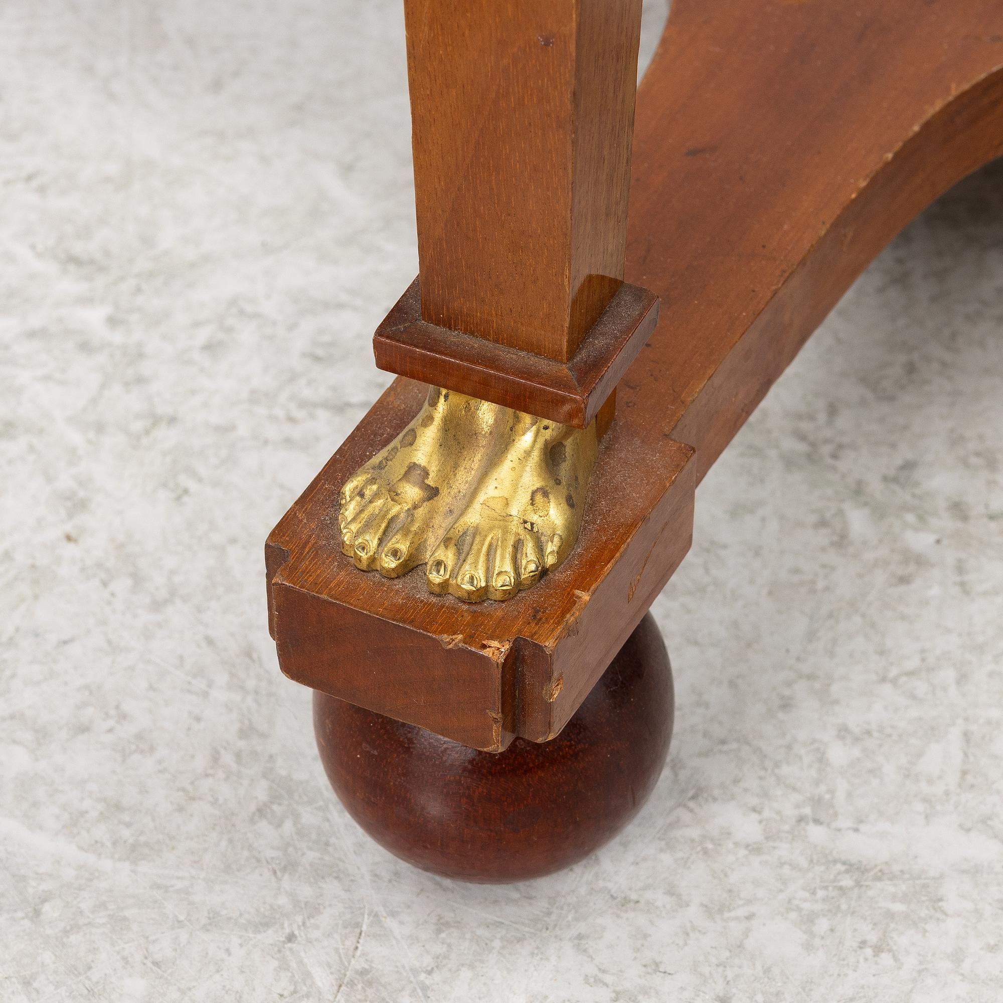 Side table, Empire style, early 1900s.