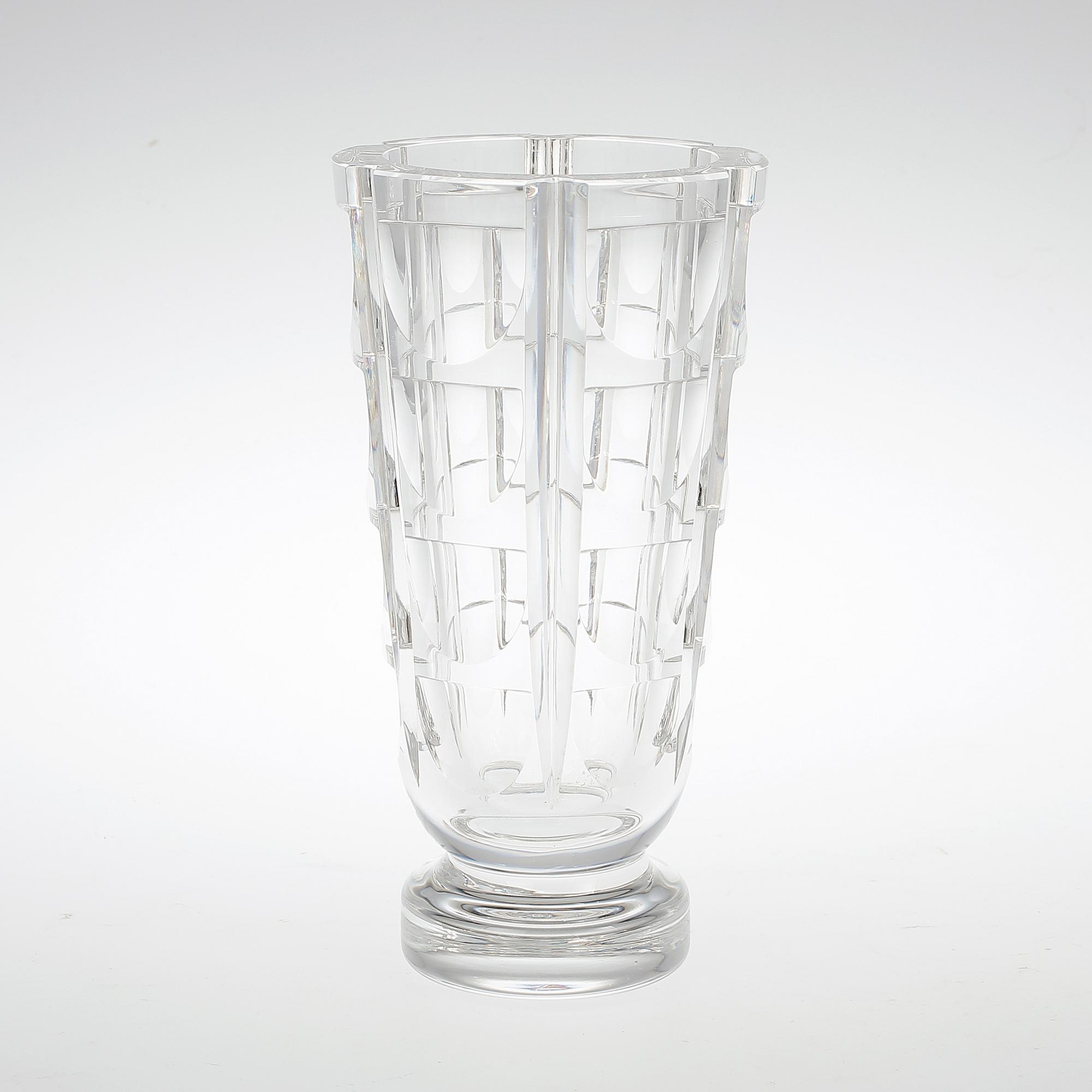 VAS, glas, "Tusen fönster", Simon Gate, Orrefors, modellen formgiven 1934.