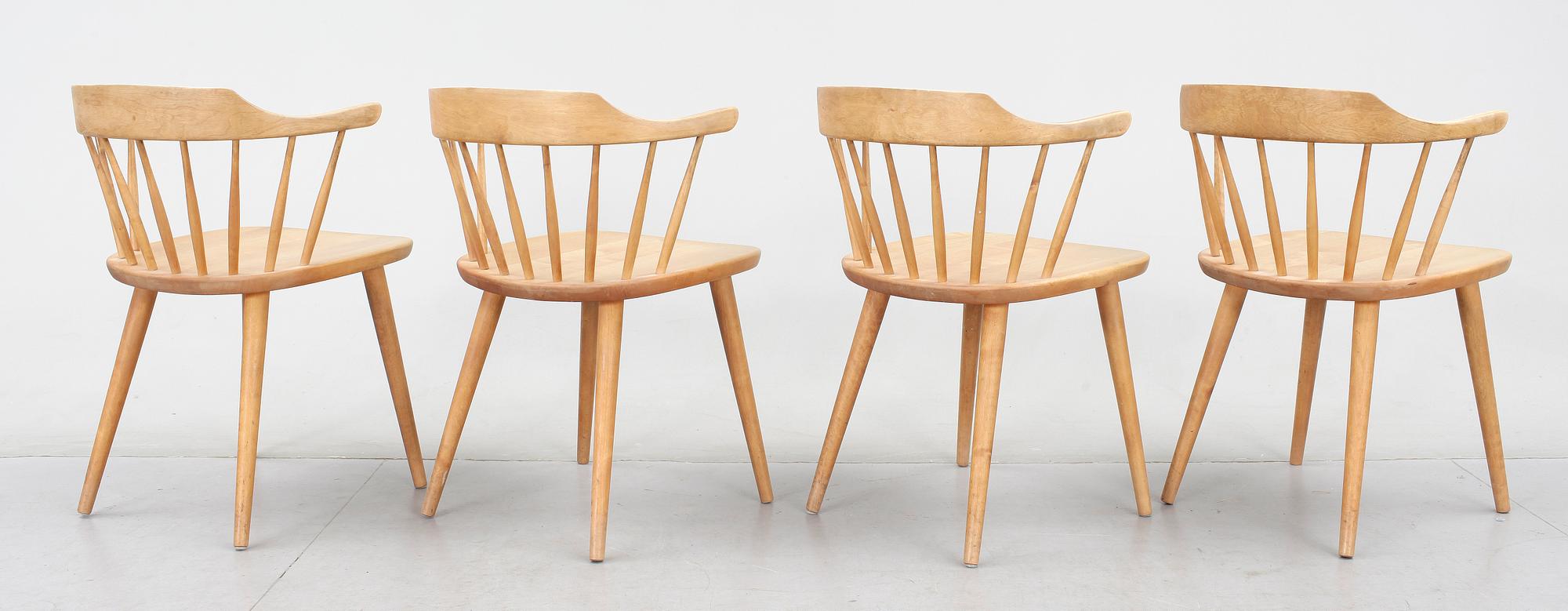 MATSALSGRUPP, 5 delar, bl a "Småland", Yngve Ekström, 1900-talets andra hälft.