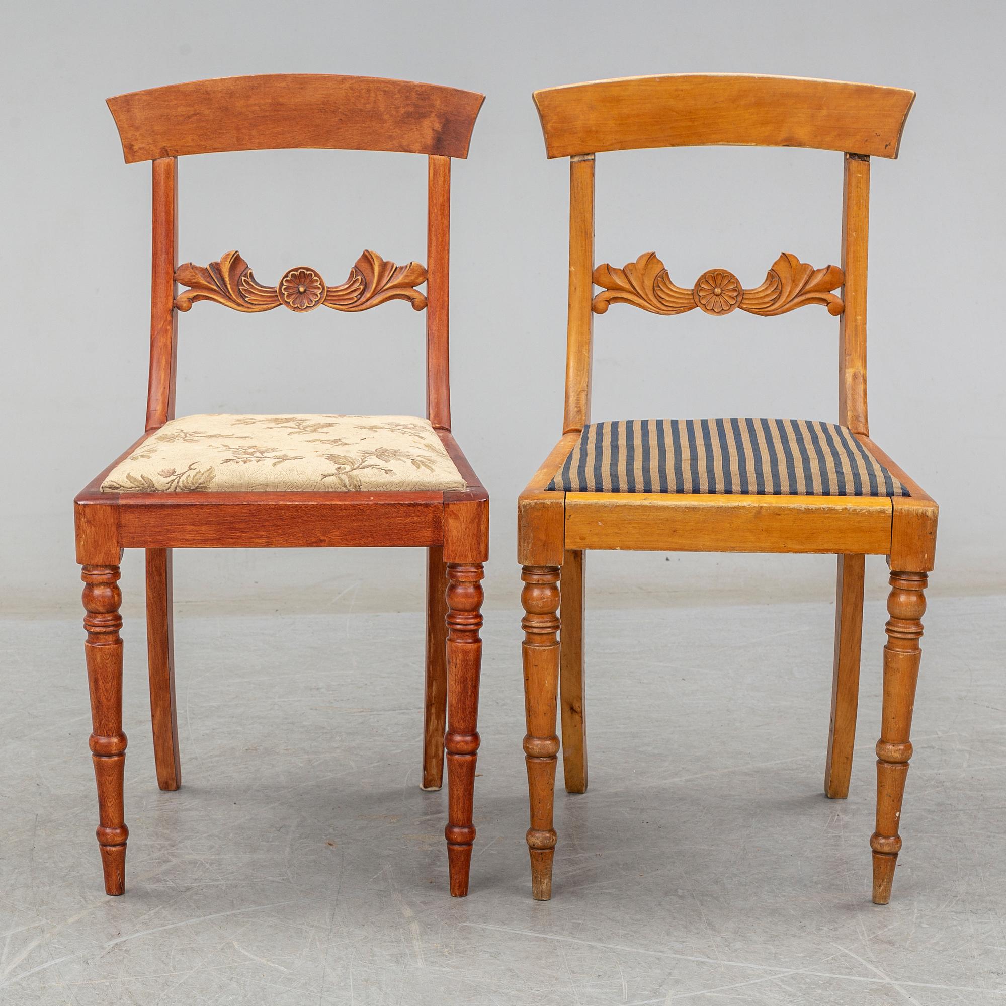 STOLAR, 8 st, senempire, 1800-talets mitt.