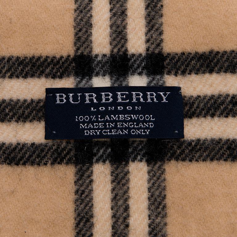 A Burberry lambswool scarf.
