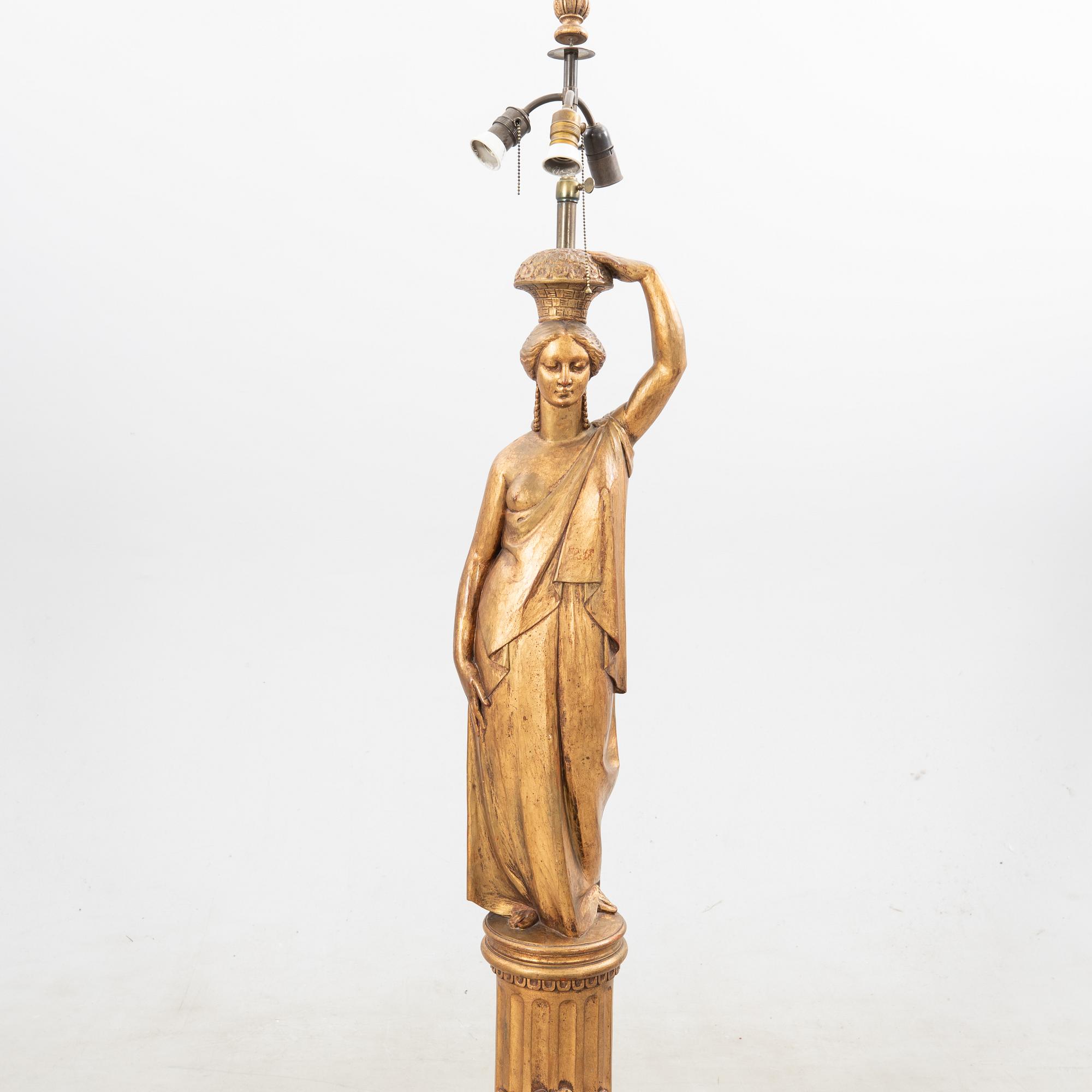 Floor lamp, first half of the 20th century.