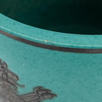 Wilhelm Kåge, an 'Argenta' stoneware vase, Gustavsberg.