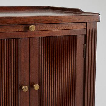 Bedside tables, a pair, Gustavian style, second half of the 20th century.