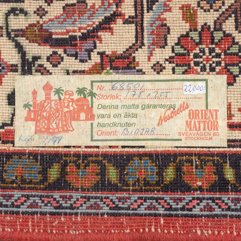 A Bidjar rug, c. 245 x 170 cm.