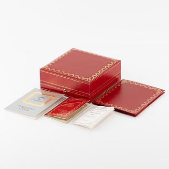 Cartier, Santos de Cartier "Pendulette", table clock, approx. 67 x 85 x 28 mm.