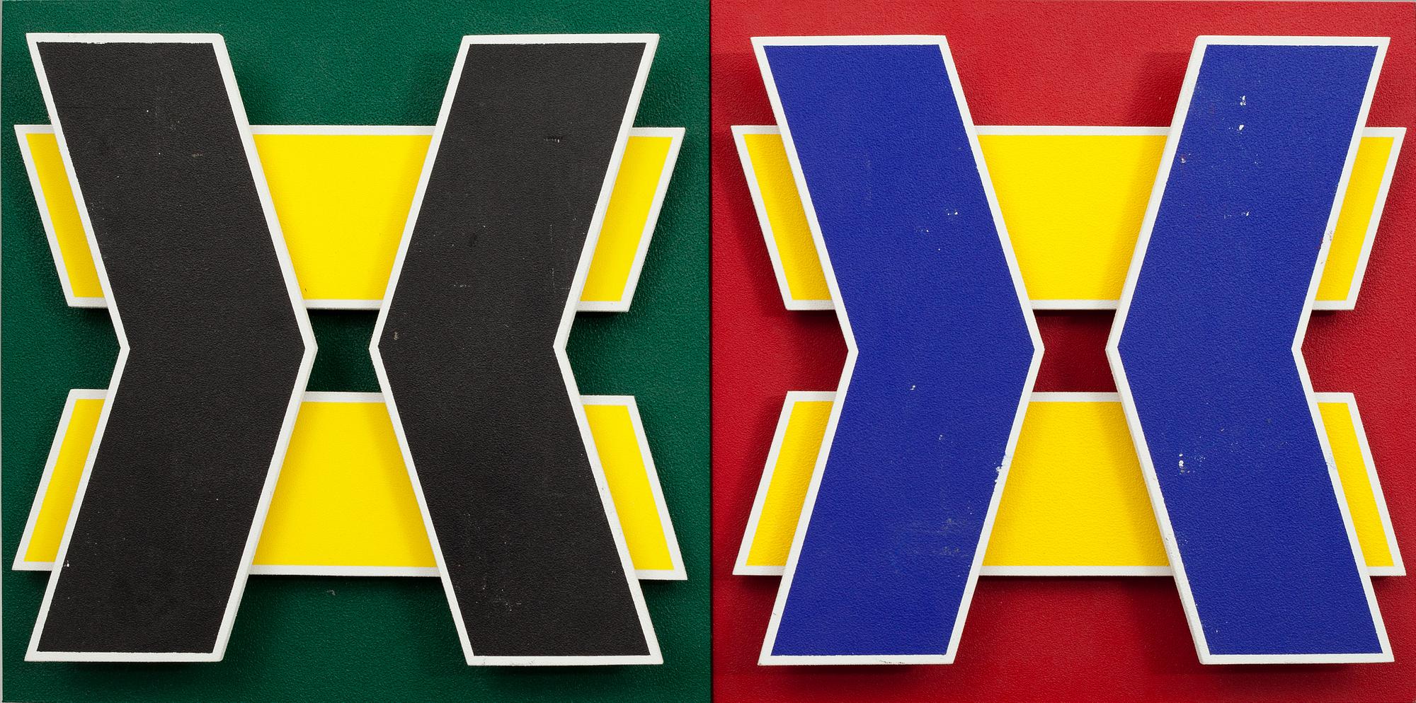 CHRISTER BOBERG, objekt, 2 st, sign o dat -94.