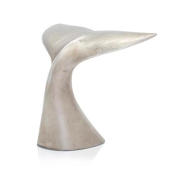 Pekka Piekäinen, "Whale tail", skulptur, sterlingsilver, PlatinOro, Åbo 2006.