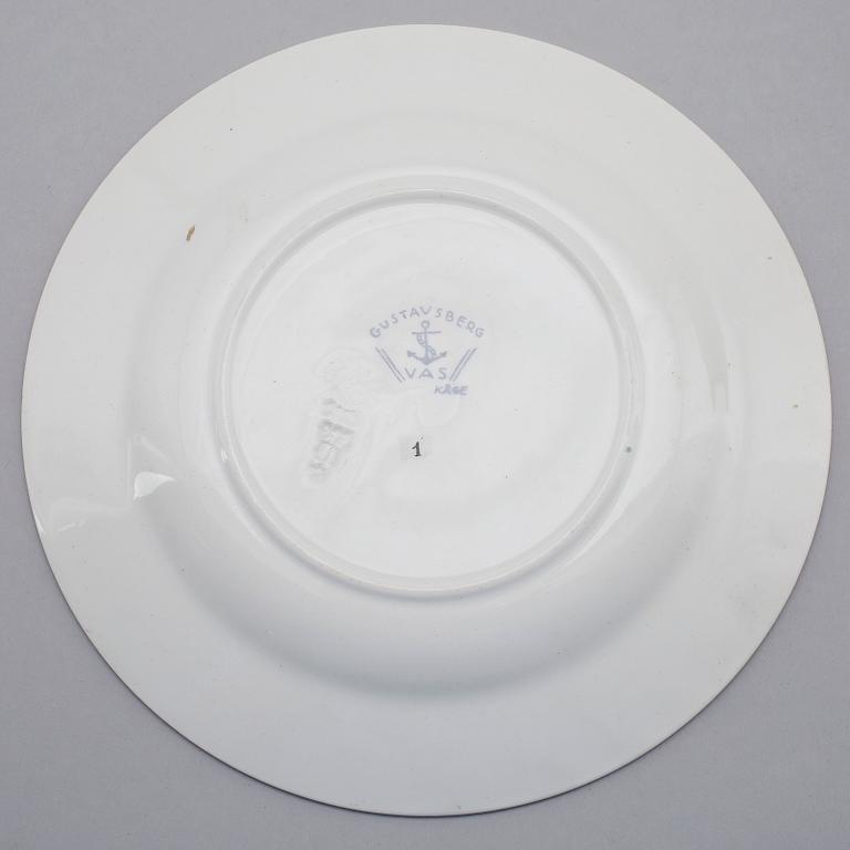 SERVISPORSLIN, "Vas", Wilhelm Kåge, Gustavsberg, 1900-talet första hälft.