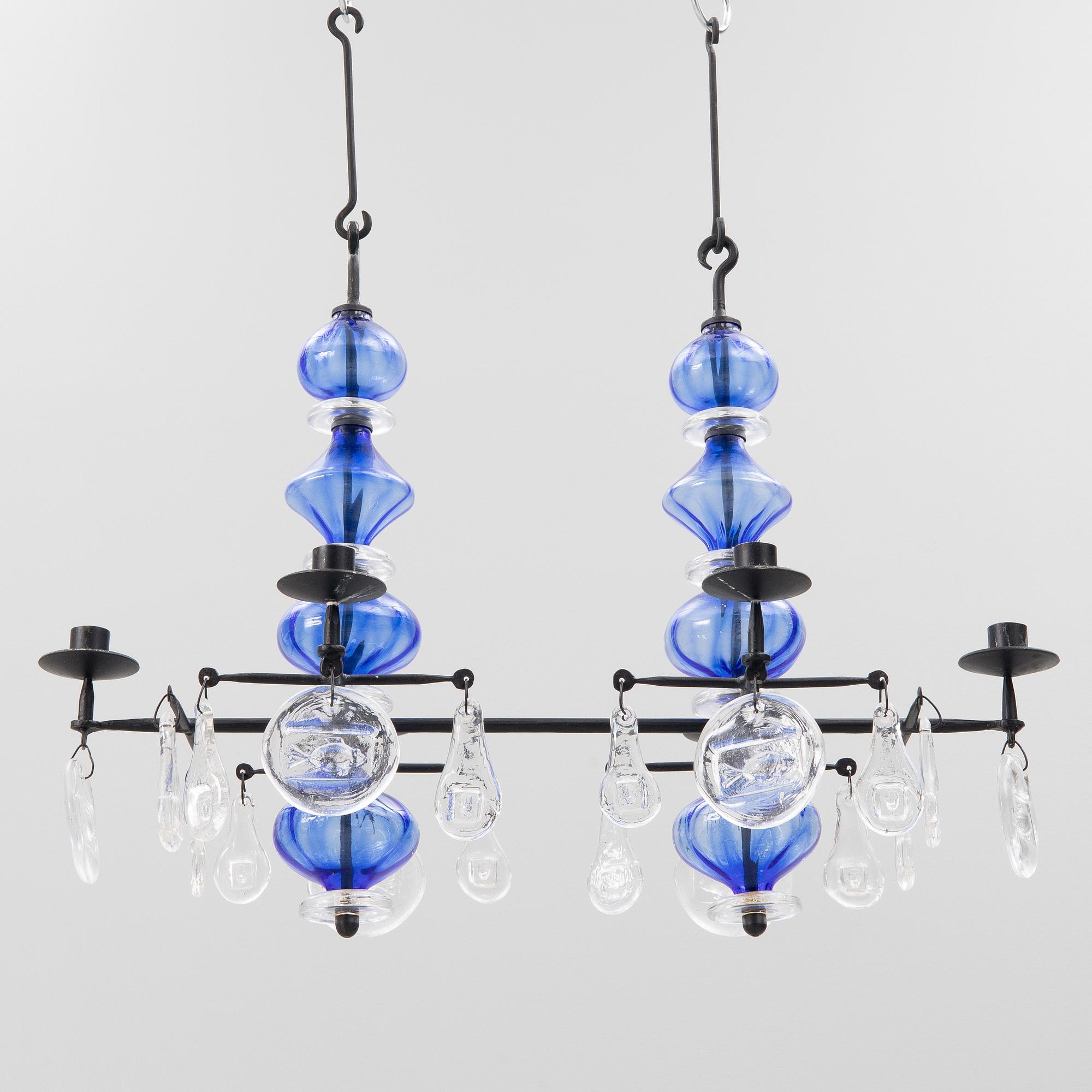 Erik Höglund, a chandelier, Boda Smide.