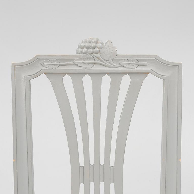 Chairs, 12 pcs, Gustavian style, Lindome model, 21st century.