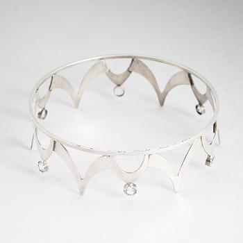 BRUDKRONA, silver, Albrecht, 1900-talets andra hälft.