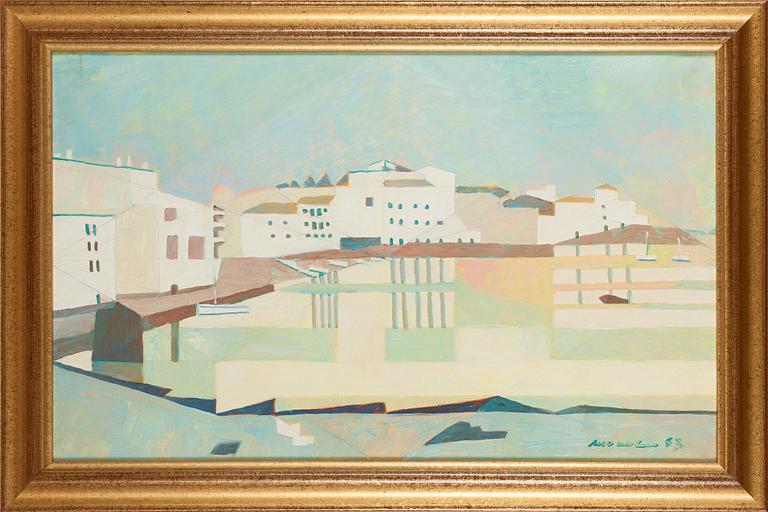 Jacint Morera, oil on canvas, signed and dated -83.