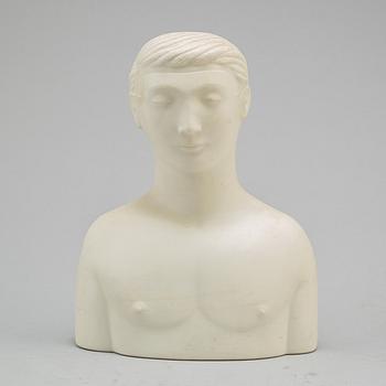 A parian figurine by Stig Lindberg, Gustavsberg, designed 1944.
