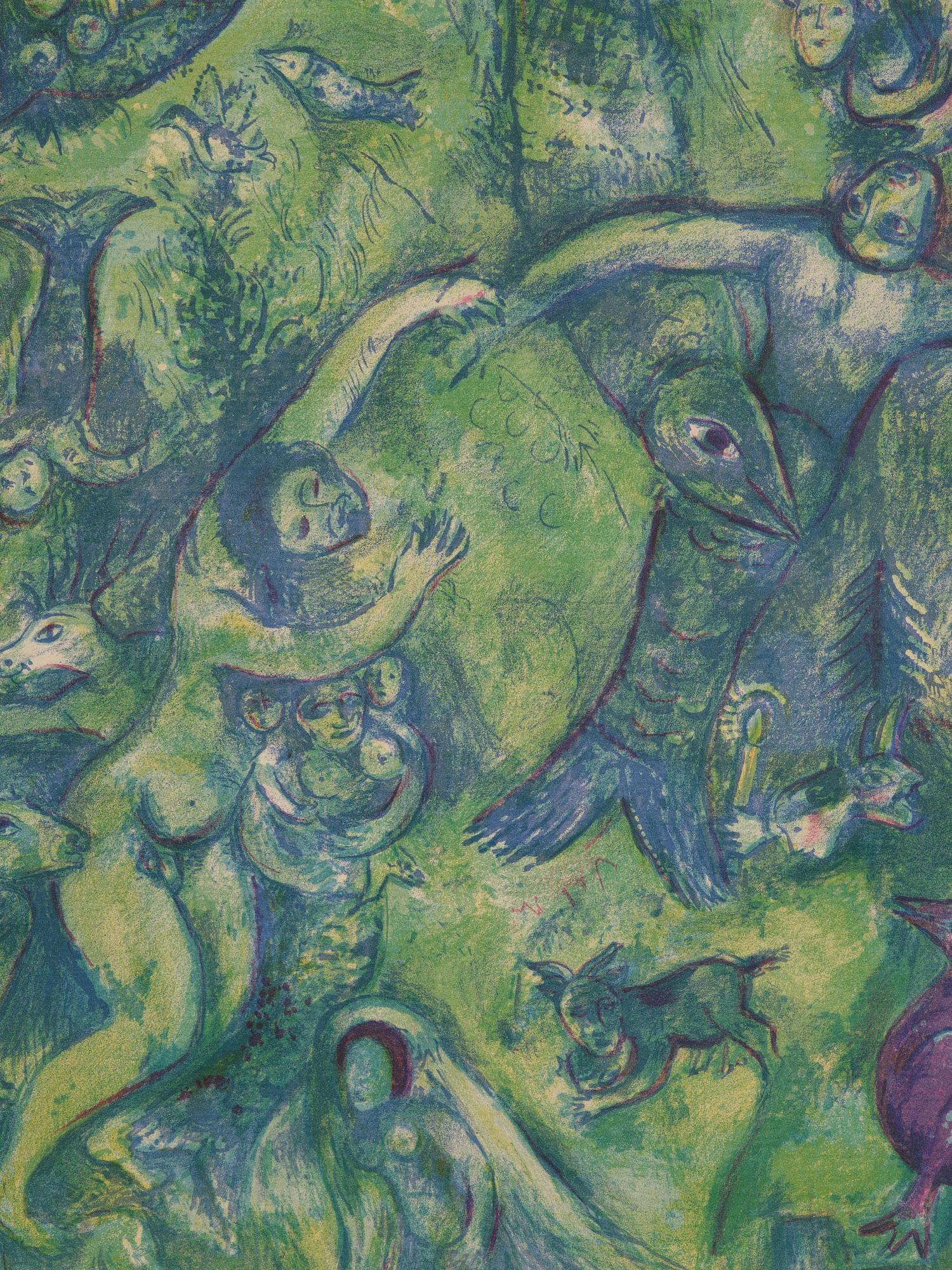 Marc Chagall, "Abdullah discovered before him.." from "Four Tales from the Arabian Nights".
