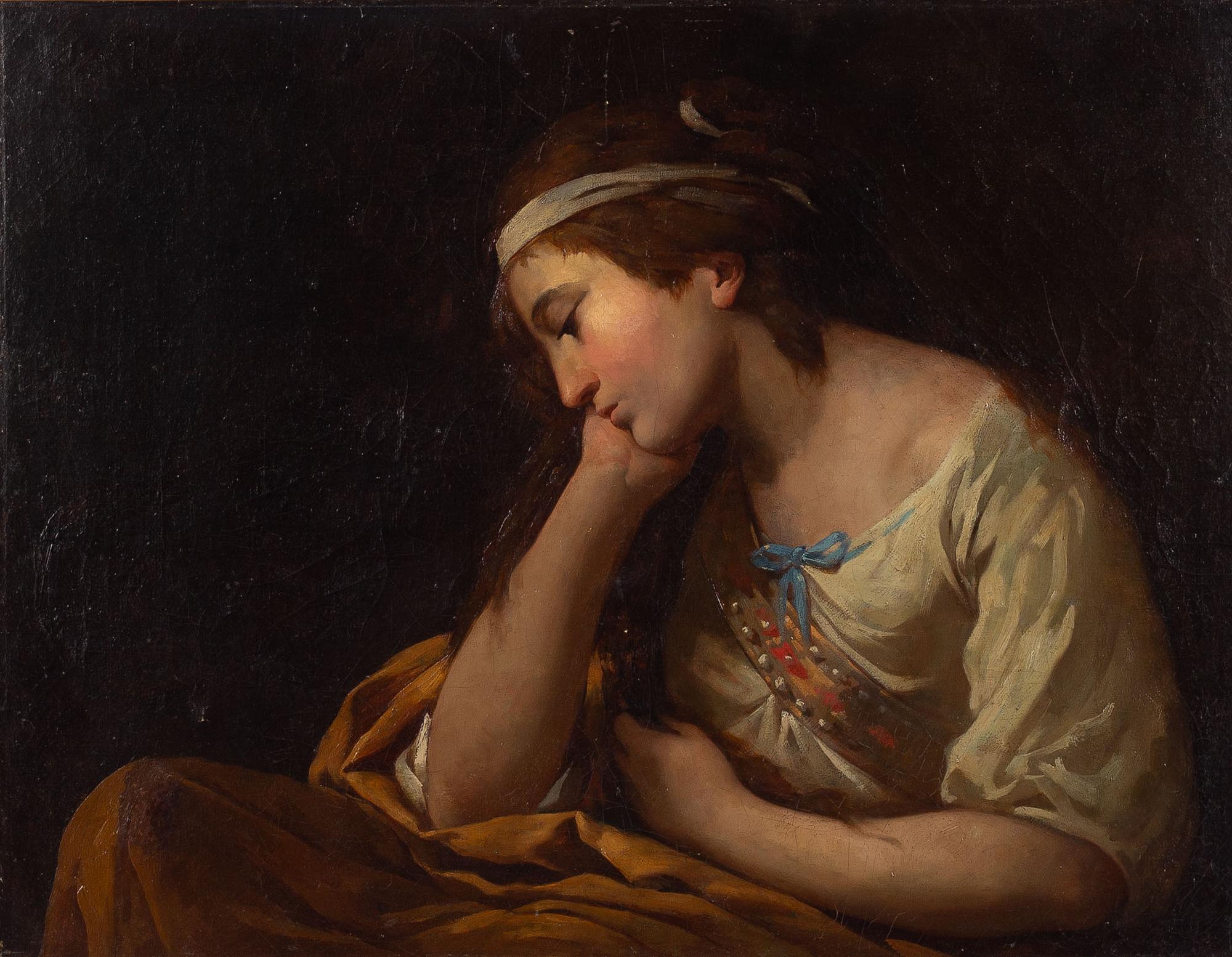 Jean-Jacques Lagrenée, efter,"La Mélancolie", 17/1800-tal.