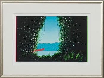 JUHANI LINNOVAARA, serigrafi, signerad, numrerad III/XXV.