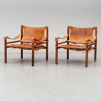 A air of Sirocco" arm chairs by Arne Norell, 1960s/1970s.