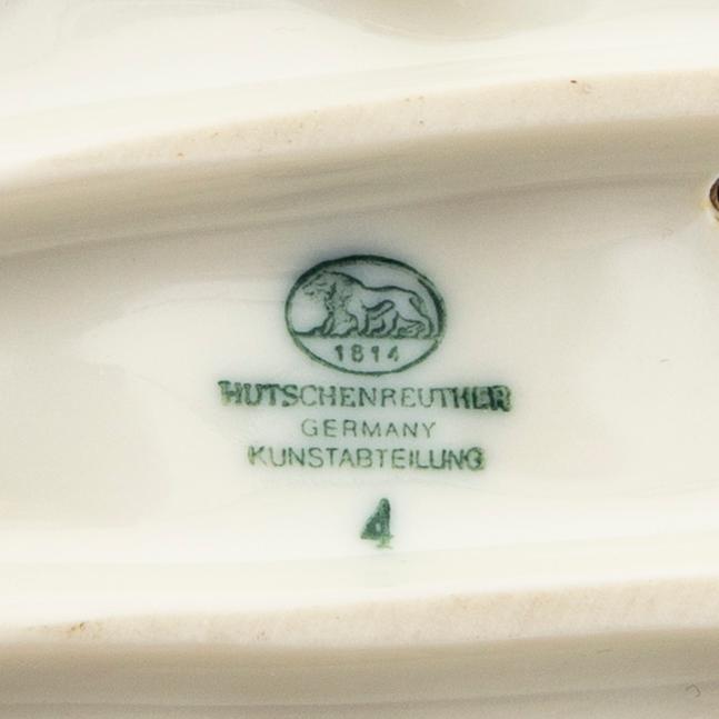 K Tutter figurines 2 pcs Hutschenreuther Germany mid-20th century porcelain.