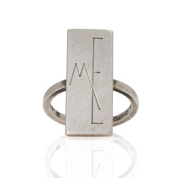 Wiwen Nilsson, ring, sterling silver, Lund.