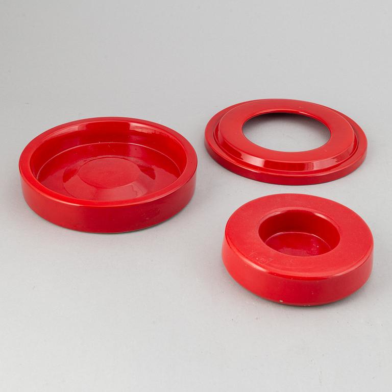 Angelo Mangiarotti & Franco Meneguzzo, a set of four 1960's ash trays.