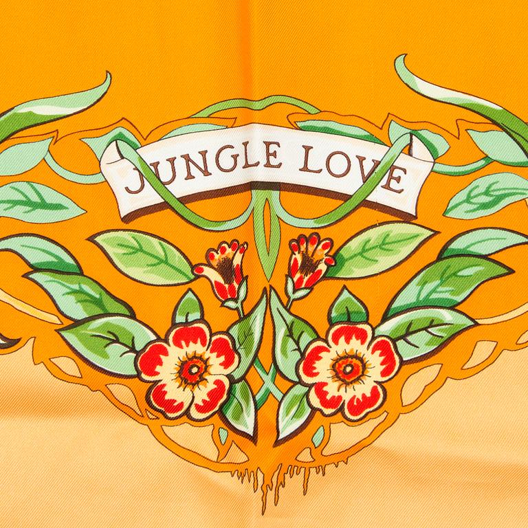 HERMÉS, scarf, "Jungle love".