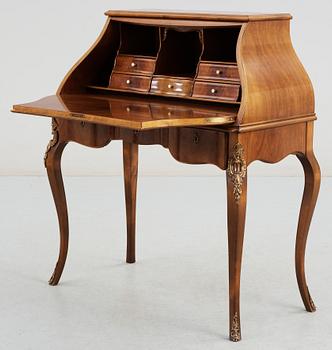 SEKRETÄR, rokoko-stil, 1900-talets mitt.