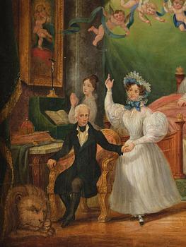 Carl Ludwig Hofmeister, The hour has struck. Clock painting.