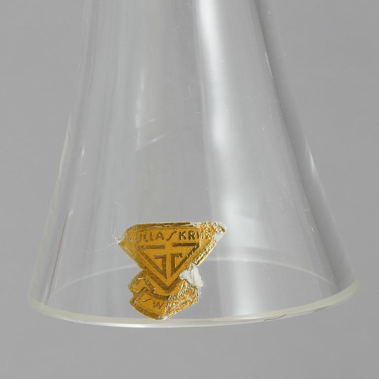 FIGURINER, 3 st, glas, så kallade Klotheppar, Kjell Blomberg, Gullaskruf, 1970-tal.