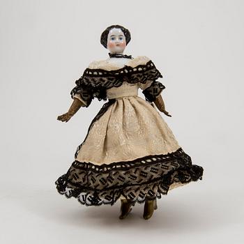 MARTIN & RUNYON, Autoperipatetikos walking doll, USA, 1860-tal.