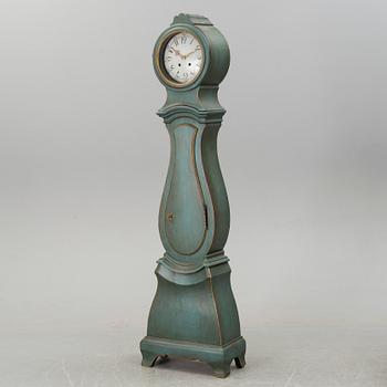 A 18th century painted longcase clock.