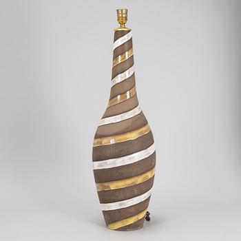 INGRID ATTERBERG, a 'Spiral' vase/floor lamp.