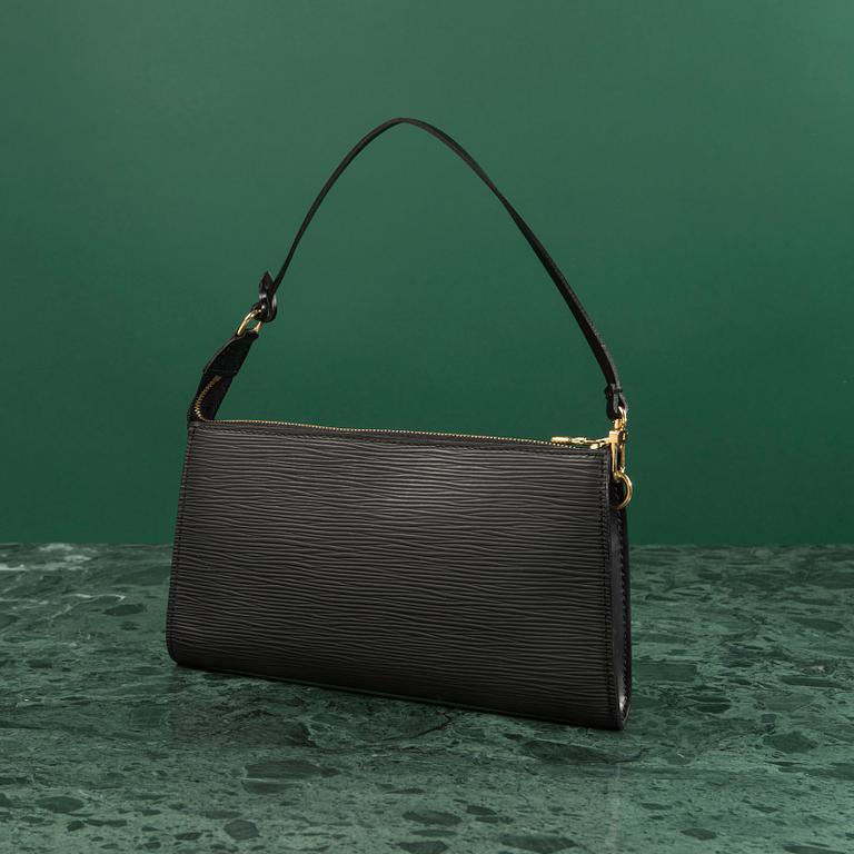 A bag  "Pochette Accessoires" by Louis Vuitton.