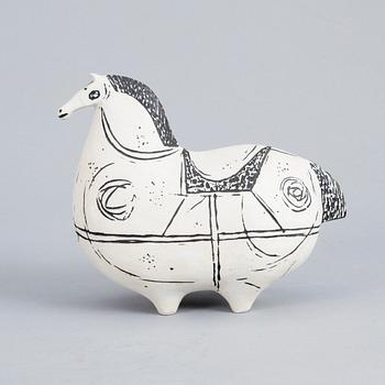 FIGURIN, stengods, "Springare", Stig Lindberg, Gustavsbergs studio, tillverkad mellan 1952-1972.