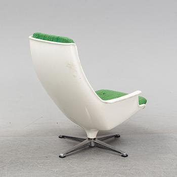 A 'Tellus' easy chair by Alf Svensson and Yngvar Sandström, Göte-Möbler, Nässjö AB, 1970's.