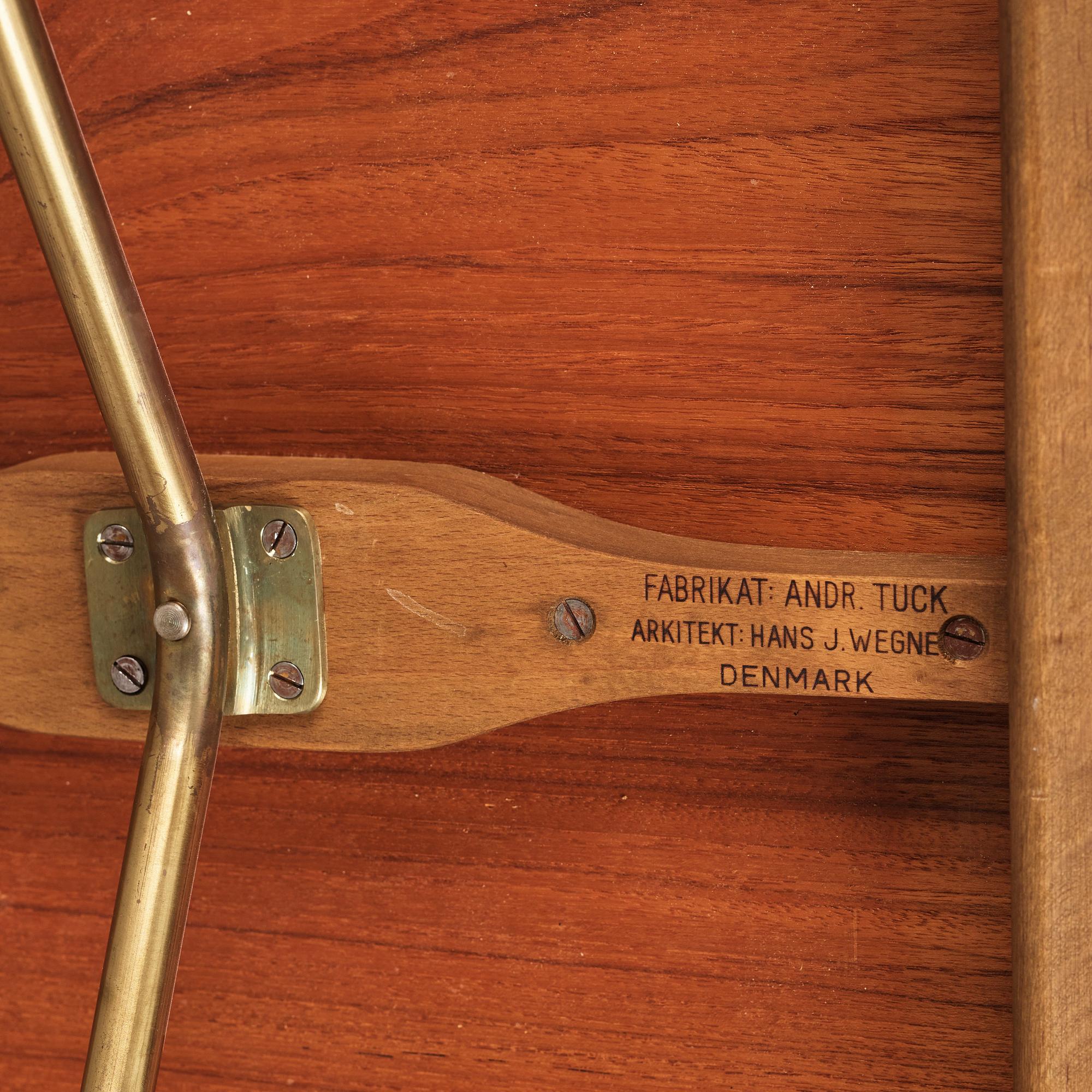 Hans J. Wegner, matbord med klaffar, Andreas Tuck, Danmark 1950-60-tal.