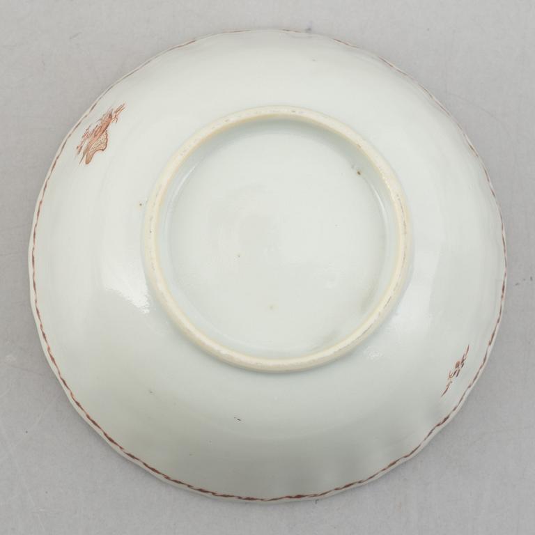 A set of four porcelain pieces, China, 19th/20th century.