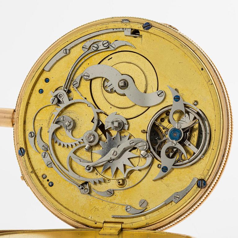 Pocket watch, repeater, ca 1820.