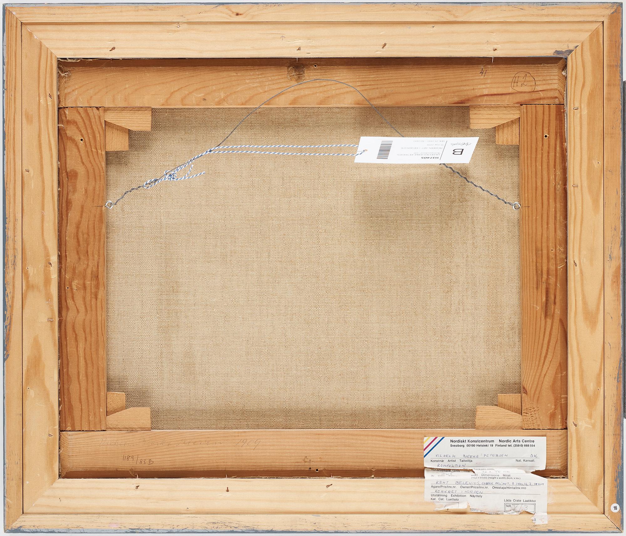 Vilhelm Bjerke-Petersen, "Komposition".