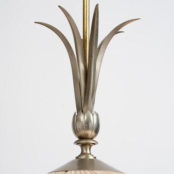 Harald Notini, a Swedish Grace ceiling lamp model "6312", Arvid Böhlmarks Lampfabrik, Stockholm, 1920s-30s.