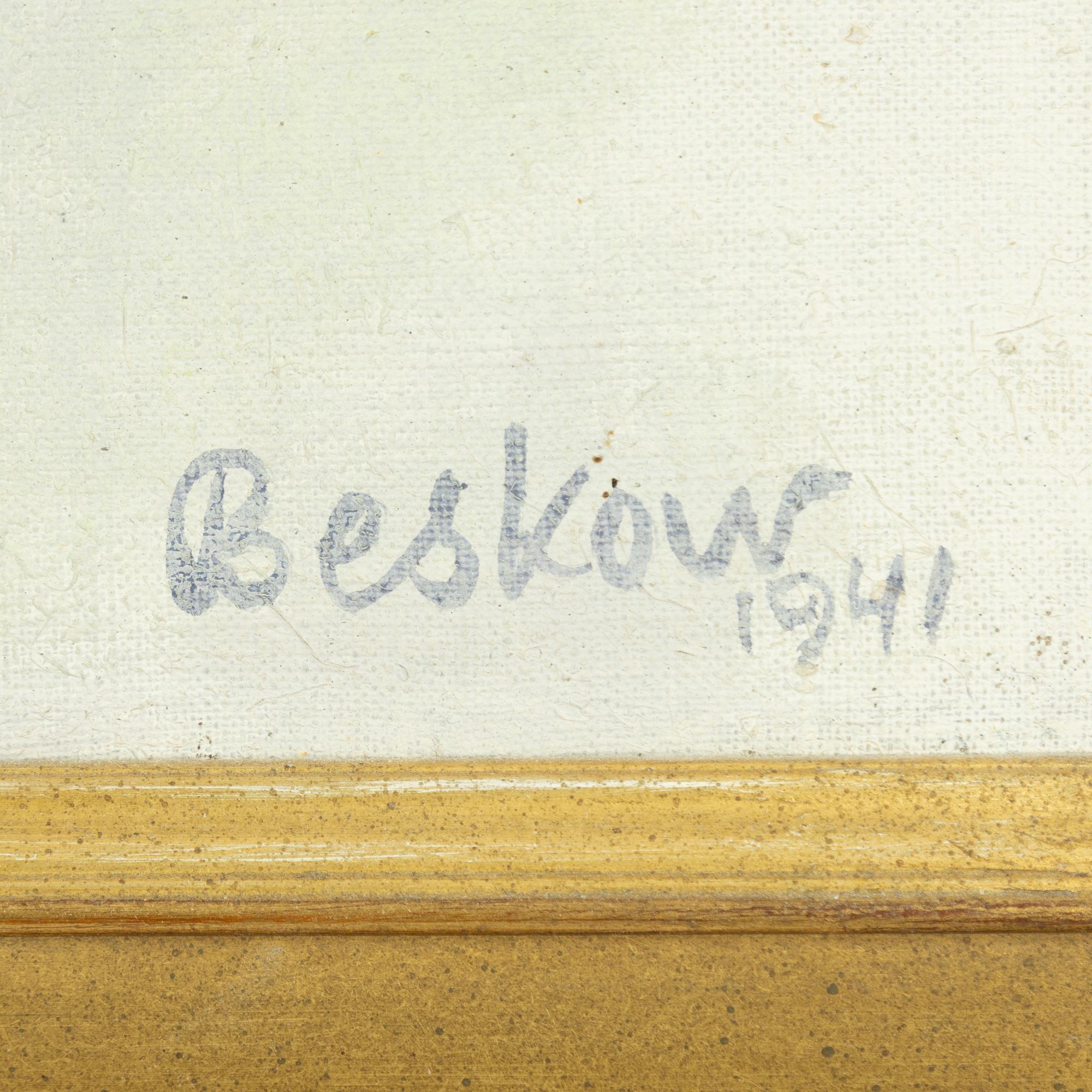 Bo Beskow, Interior with model.