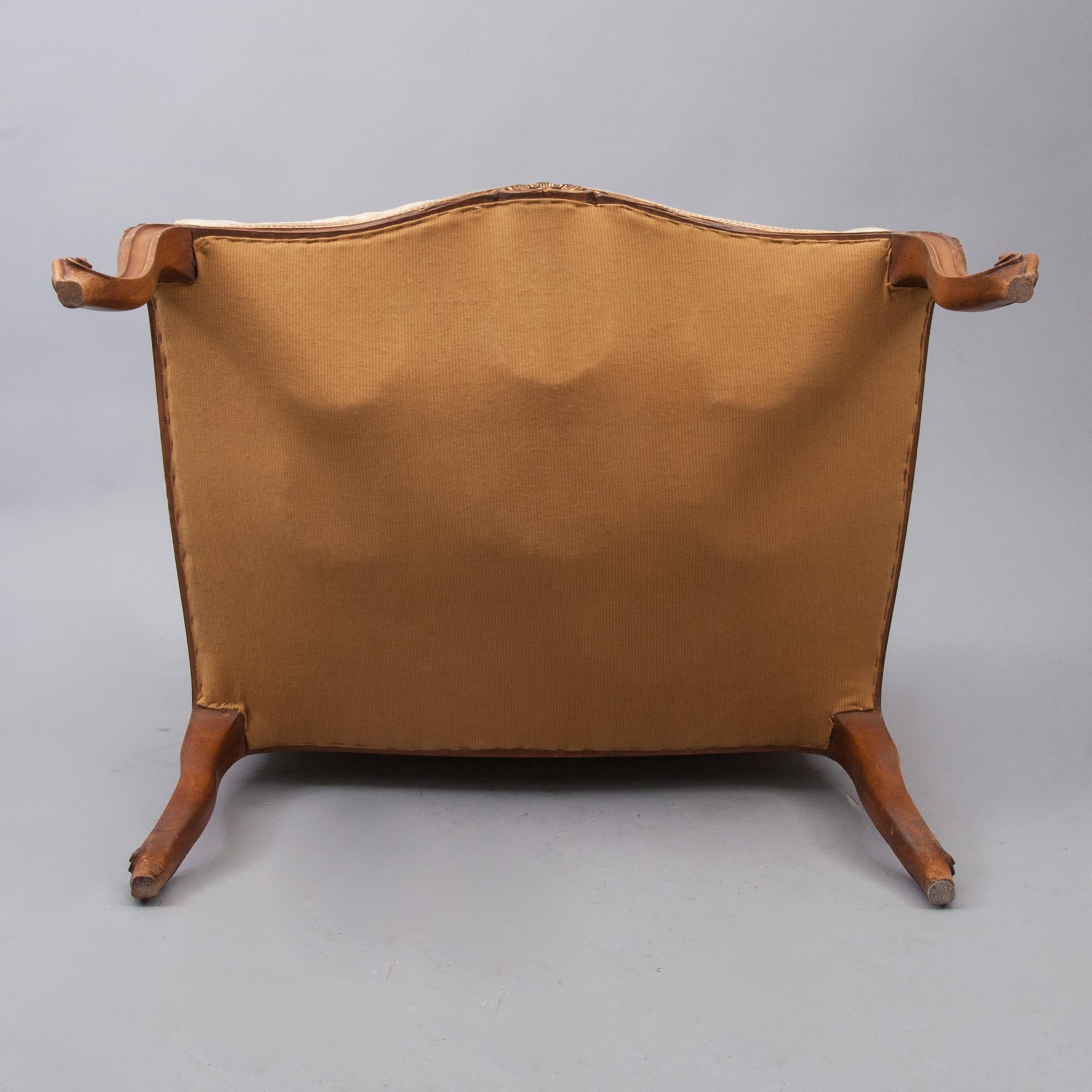 FÅTÖLJ, Louis XV -stil, 1900-talets första hälft.