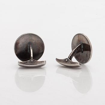 Kalevala Koru, cufflinks, 2 pairs, silver.
